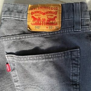 Levi’s 502 corduroy straight fit pants